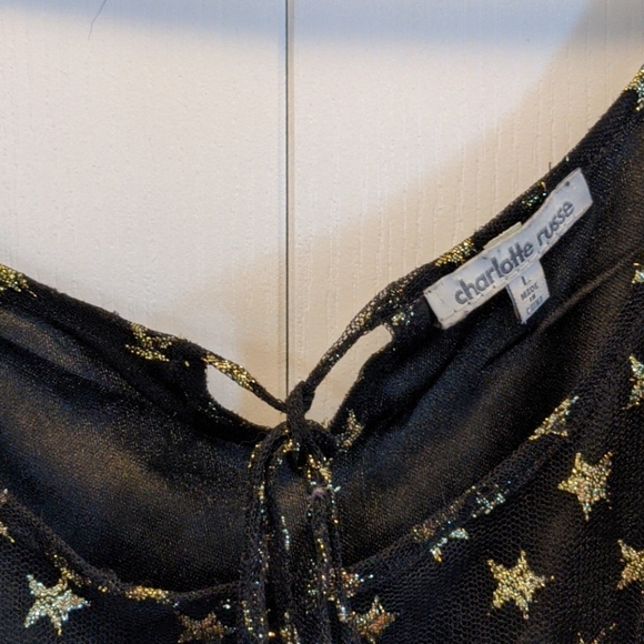 Charlotte Russe Gold 🌟 mini dress - Picture 2 of 4